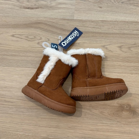 OshKosh B'gosh Other - OshKosh B'gosh Brown and White Kids Boots
